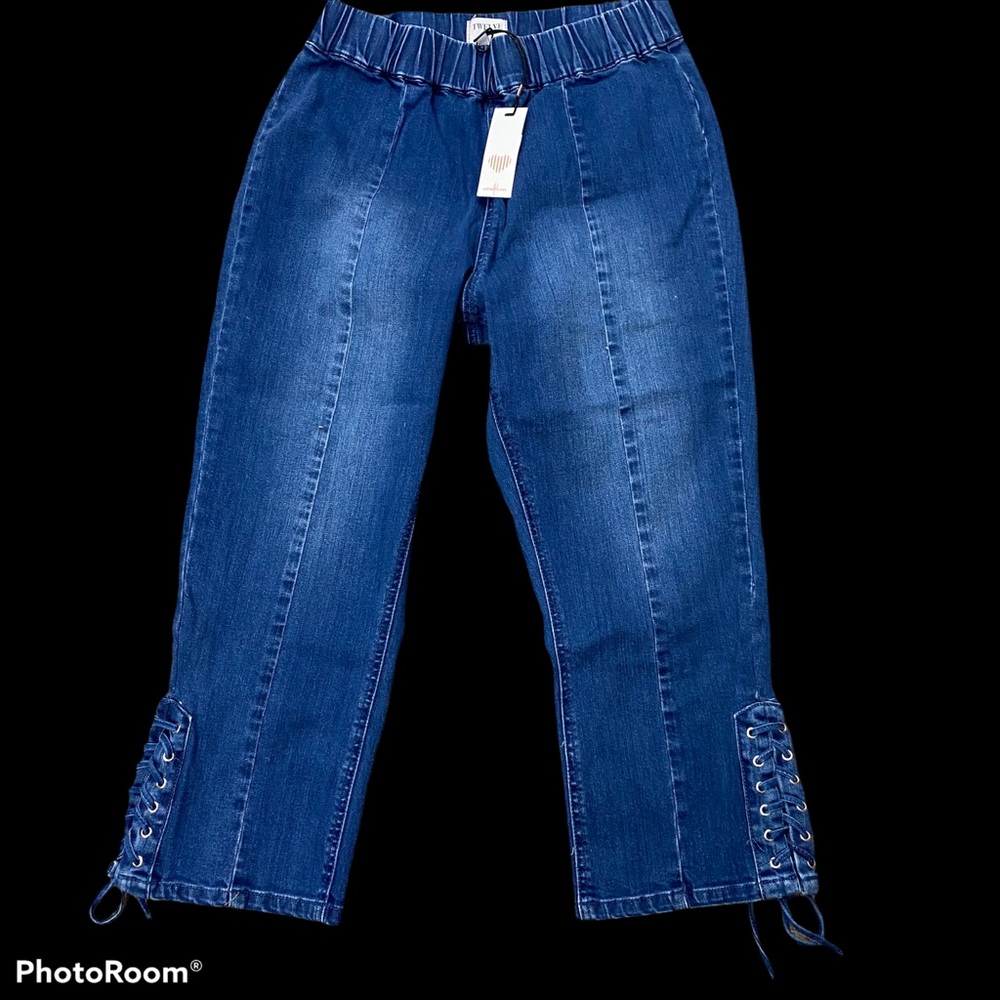 Twelve by Ontwelfth Denim Capri Jeans Sz 28